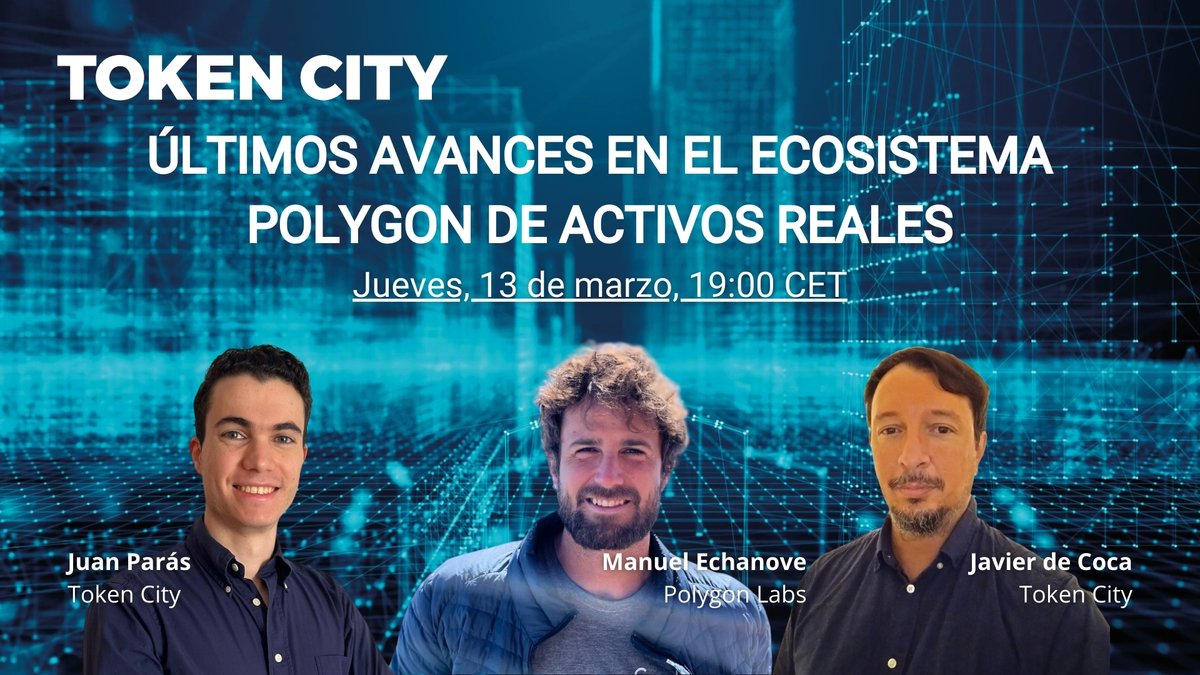 🚀 Últimos avances en el ecosistema <a href="/0xPolygon/">Polygon | POL</a> de activos reales

Hoy con Manuel Echanove Puig (#PolygonLabs), experto en pagos y stablecoins, junto a Javier de Coca y Juan Pedro Parás (#TokenCity).

🔗 En directo a las 19:00 CET en <a href="/negocios_tv/">Negocios TV</a>: youtube.com/@NegociosTV/fe…