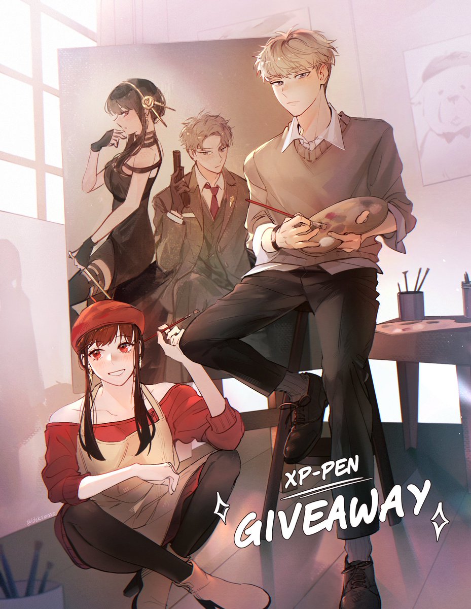 surprise! i'm collaborating with XPPen to host a fun giveaway! 🎉

prizes:
✍️ XPPen Artist 13.3 Pro V2 
🎨 one free art commission by me

how to enter:
1⃣ follow <a href="/ideksams/">sam ♡</a> &amp; <a href="/xppen_uk/">XPPen_UK</a> 
2⃣ like &amp; RT
3⃣ tag 1-2 friends in the replies

⏰ winners will be randomly chosen on mar. 21!