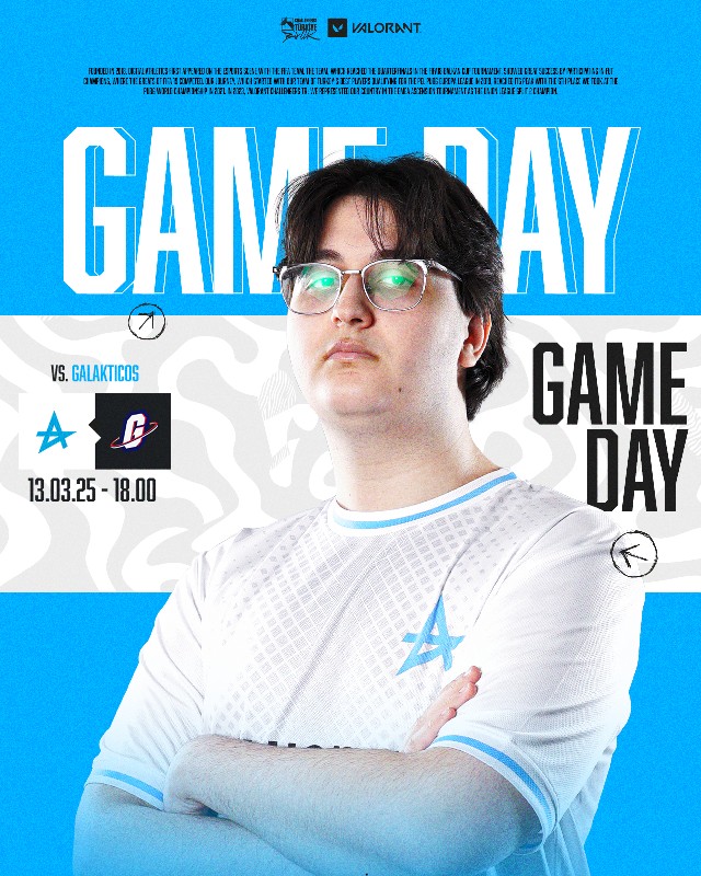 VALORANT Challengers Türkiye: Birlik Ligi Split 2 Yükselme/Düşme Turnuvası’nda bugün savaşmaya hazırız! 🔥 

🆚 Galakticos
🗓️ 13 Mart
⏰ 18.00

#DAWIN | VALORANT
