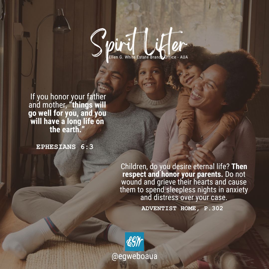If you honor your father and mother, "things will go well for you, and you will have a long life on the earth." - Eph 6:3