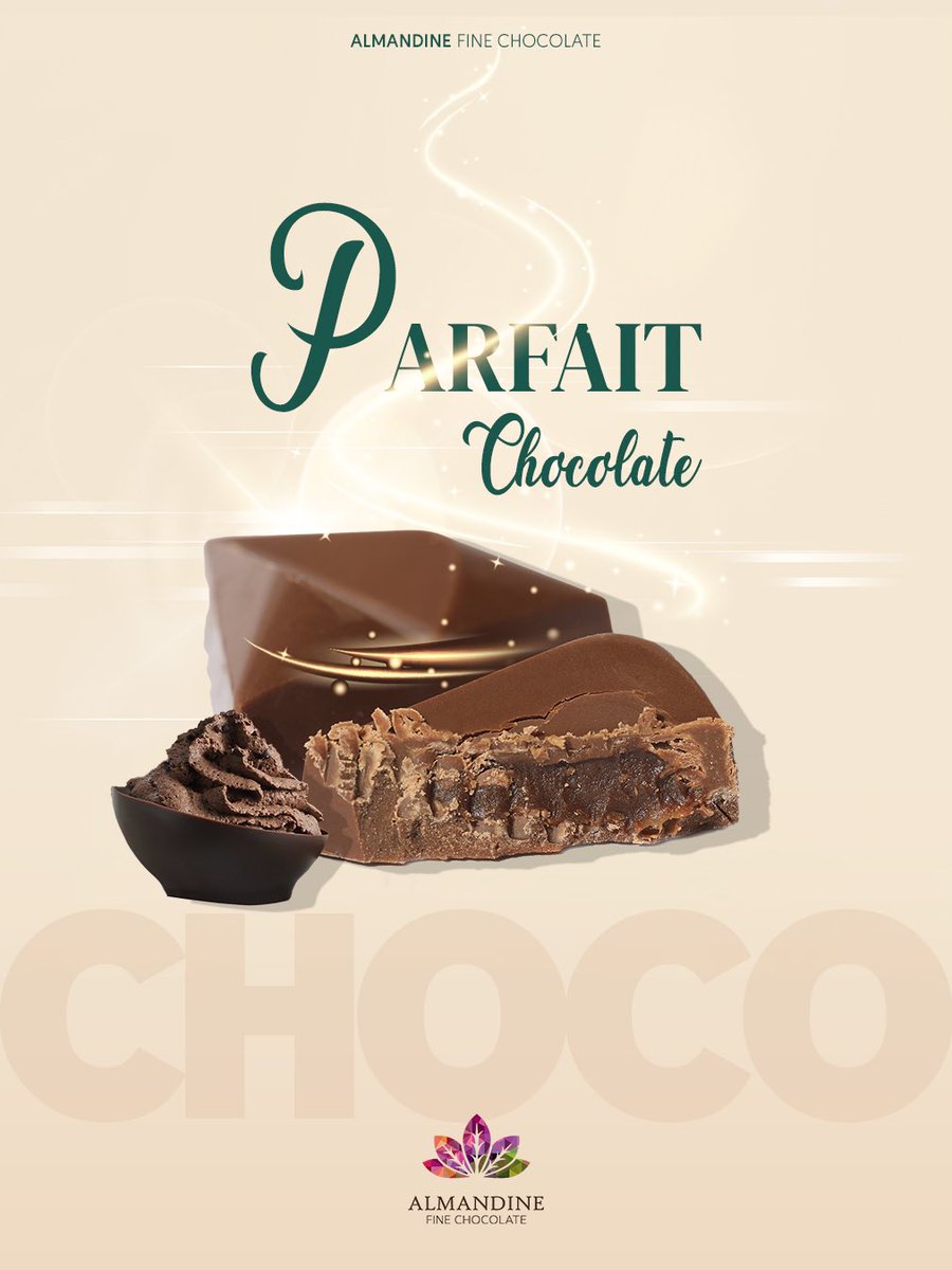 Almandinechoco's tweet photo. شوكلاتة بارفيه الفاخره تجسد الترف والجودة العالميه من مجموعة أماديو .

#حلويات #شكولاته #شكولاته_العيد #رمضان https://t.co/jY4sSxAUbw