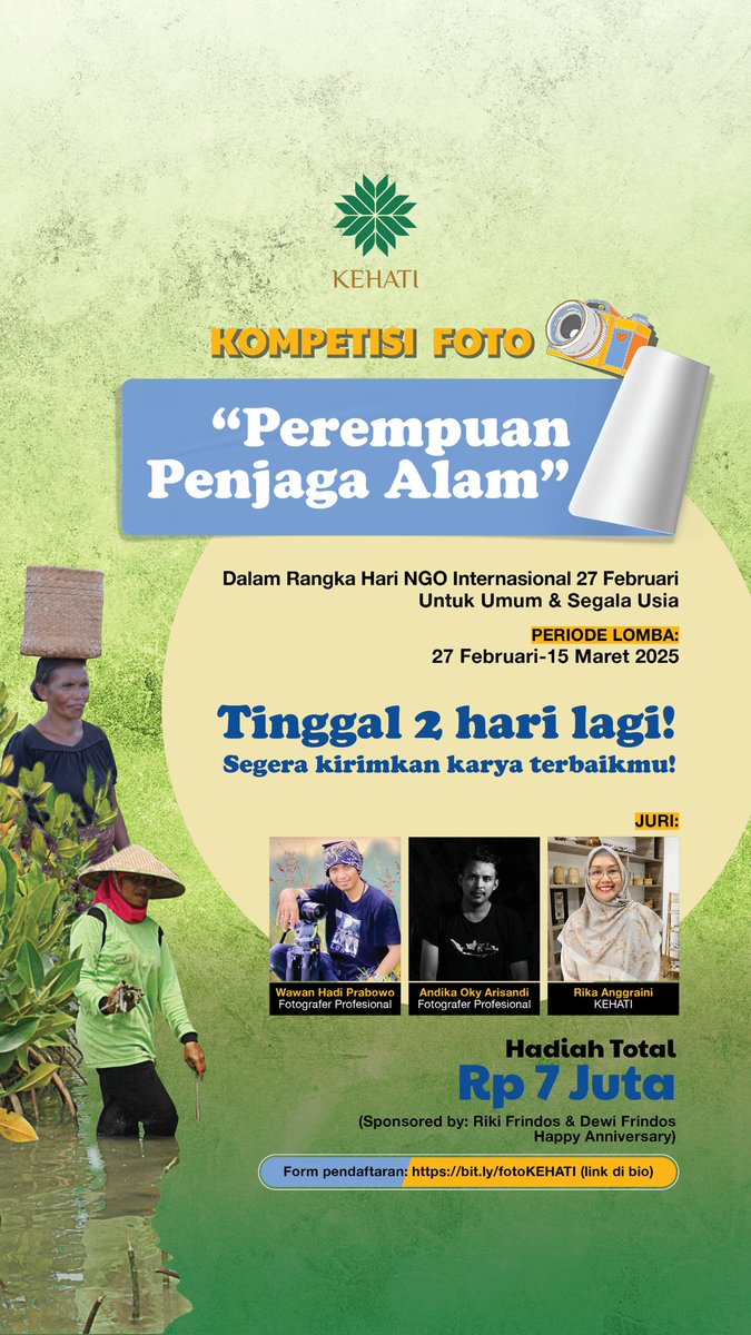 Dua hari lagi kompetisi ditutup...