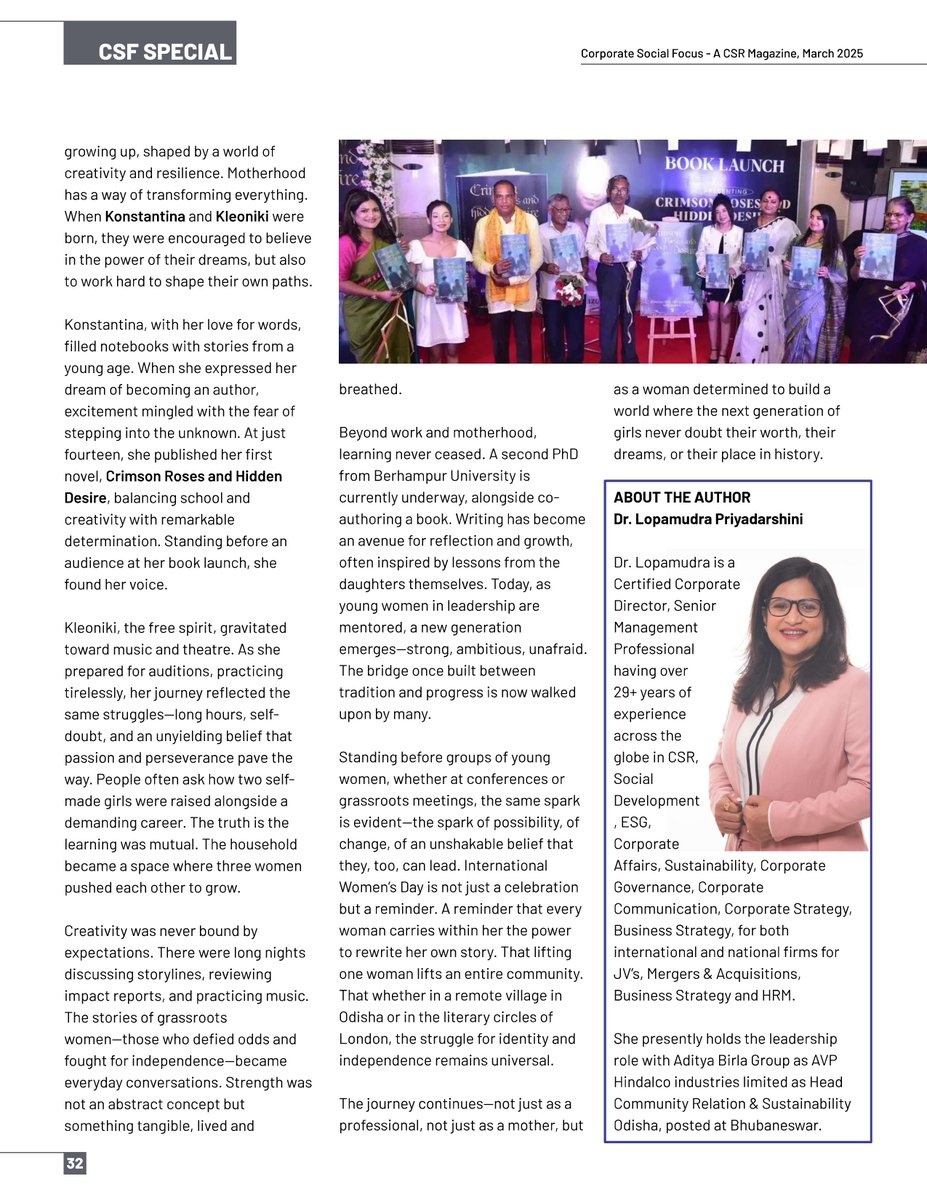 Honored to be featured in Corporate Social Focus for #InternationalWomensDay! 💜

Sharing a heartfelt story of strength, wisdom &amp; solidarity among women. 

#InternationalWomensDay #AccelerateAction #CorporateSocialFocus #WomenEmpowerment #StrongerTogether #Gratitude
