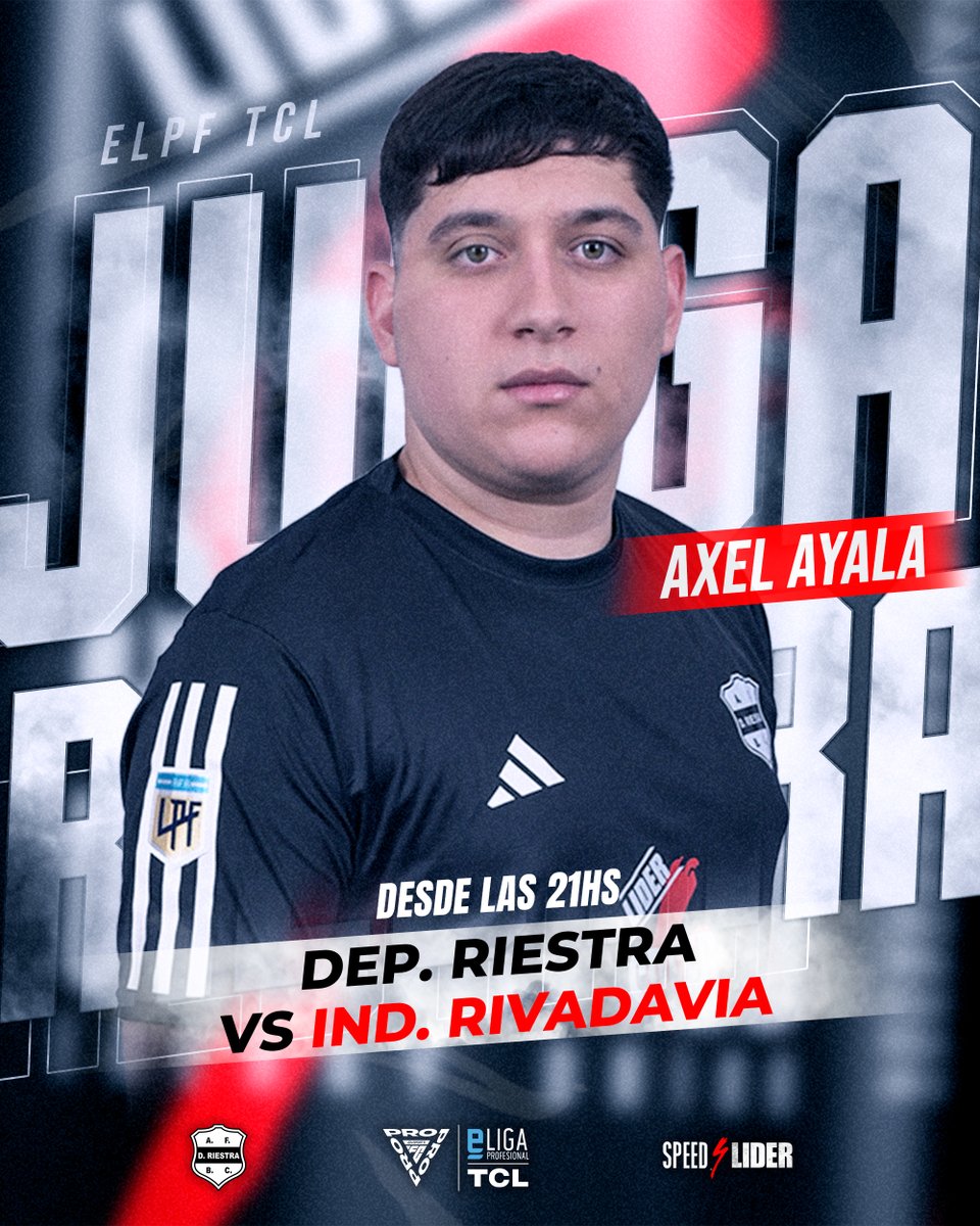 Hoy tenemos playoffs de #eLPFTCL 🏆

<a href="/AxelAyala_21/">Axel Ayala</a> dice presente en cuartos de la Qualy 2, donde se medirá ante <a href="/CSIReSports/">Independiente Riv. eSports</a>, a partir de las 21hs.

¡Dale, Malevo! 🖤🤍🖤