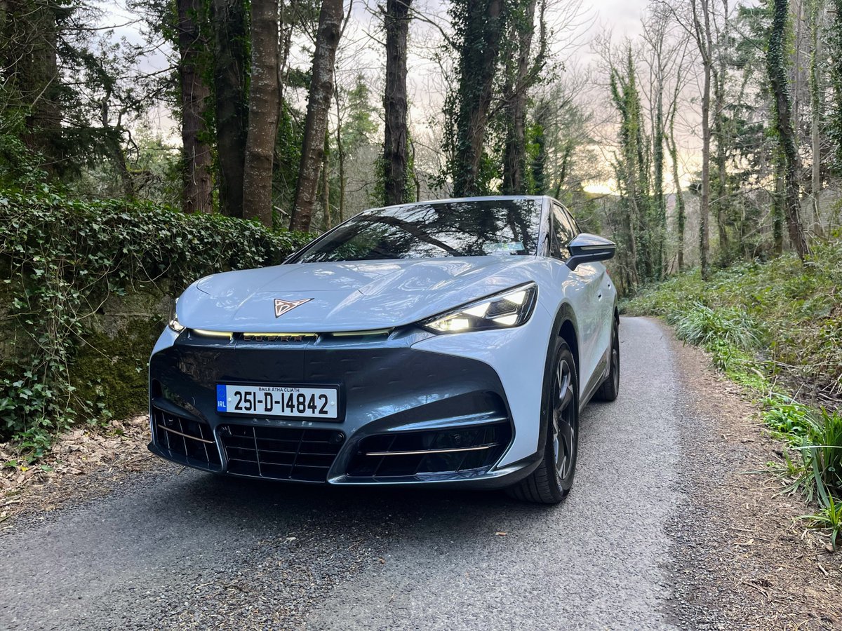CarzoneIE's tweet image. We attended Cupra Ireland’s drive event at Powerscourt Hotel to get behind the wheel of Cupra’s latest models, the Terramar, Tavascan and Formentor VZ! 🚘👌
What do you think of the new models?
#cupra #cupraireland #newcars