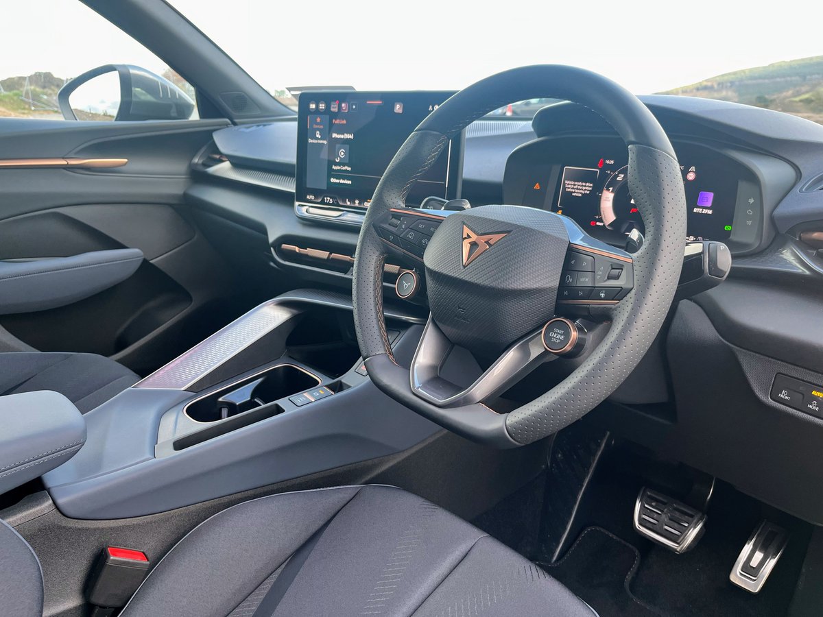 CarzoneIE's tweet image. We attended Cupra Ireland’s drive event at Powerscourt Hotel to get behind the wheel of Cupra’s latest models, the Terramar, Tavascan and Formentor VZ! 🚘👌
What do you think of the new models?
#cupra #cupraireland #newcars