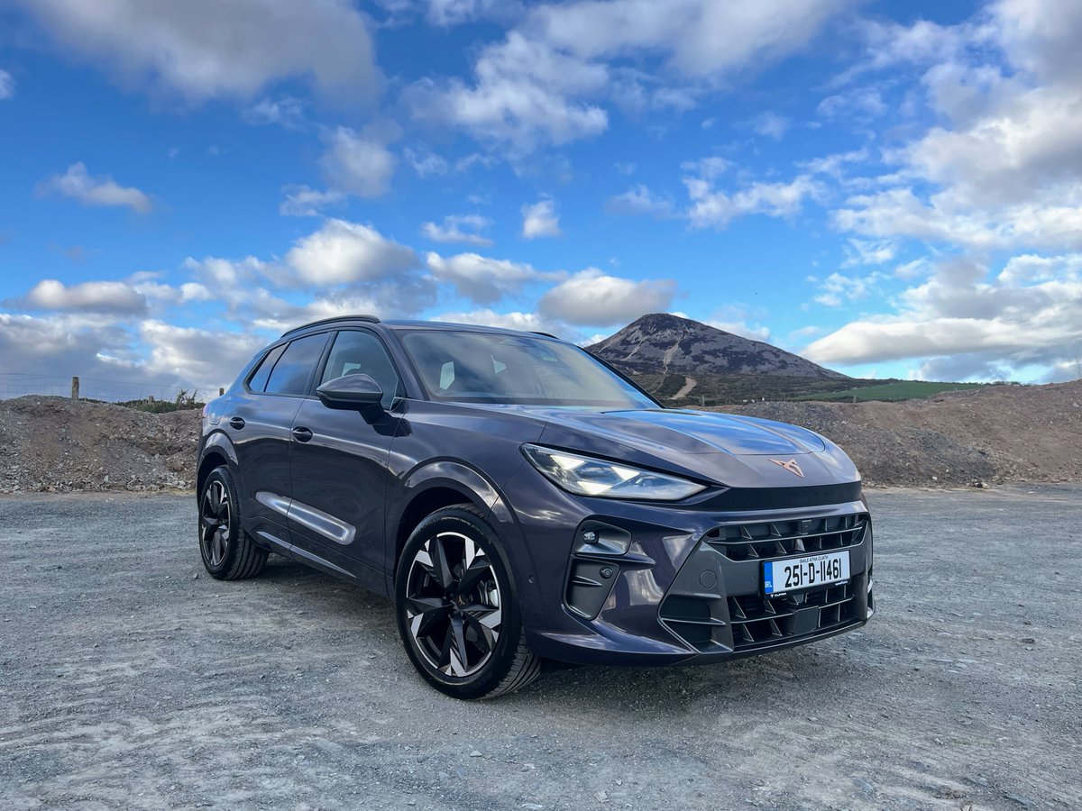 CarzoneIE's tweet image. We attended Cupra Ireland’s drive event at Powerscourt Hotel to get behind the wheel of Cupra’s latest models, the Terramar, Tavascan and Formentor VZ! 🚘👌
What do you think of the new models?
#cupra #cupraireland #newcars