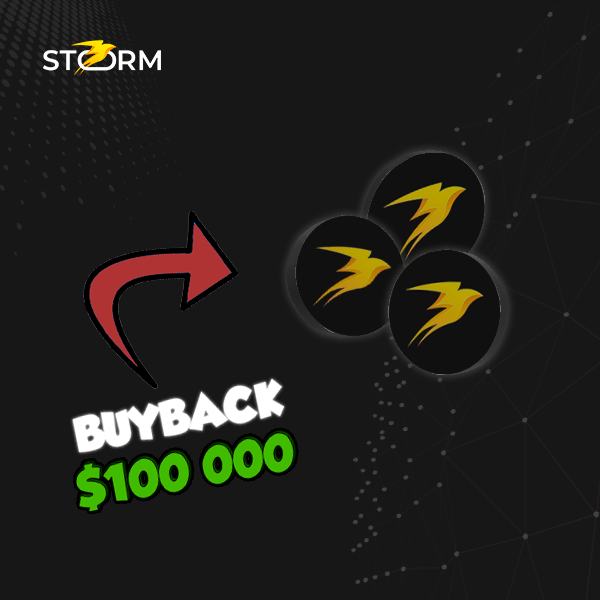 EverglowNft's tweet photo. We just bought back $100K in $STORM – liquidity buffer replenished!

While the market dips, we strengthen reserves and reduce circulating tokens.

What’s the buffer?
A strategic vault reserve covering traders' P&amp;L, ensuring zero risk for LPs.

Next buyback?
Anytime. Any day https://t.co/5aOB30T0l7