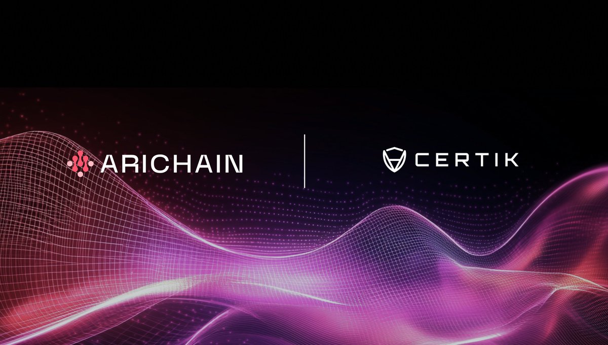 Arichain_'s tweet image. Announcing Arichain's Web3 Partnership

Arichain X Certik 

@certik CertiK is Web3's leading smart contract auditor and provides a comprehensive suite of tools to secure the industry at scale.

@Arichain Arichain is an innovative blockchain leveraging DRPoS consensus, offering…