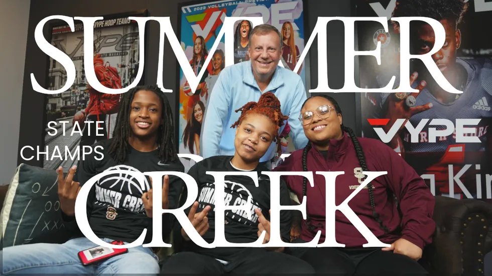 DOG POUND: Summer Creek visits VYPE podcast to talk State Title run

VYPE’s Matt Malatesta talked to the State Champion Summer Creek Girls Basketball team inside the VYPE "On My Whistle Podcast"!

WATCH:youtu.be/rX54KL8A2Bo