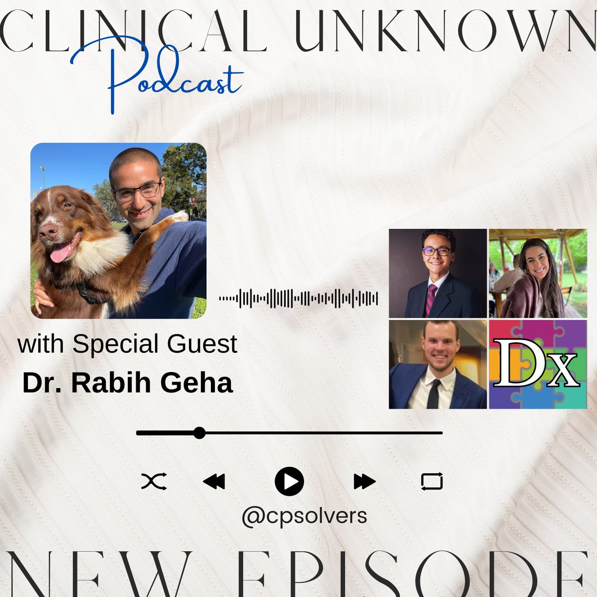 The Clinical Problem Solvers (@cpsolvers) on Twitter photo #MedTwitter... check out the newest episode in our Clinical Unknown Series with Rabih Geha <a href="/rabihmgeha/">Rabih Geha</a>
Embark on this diagnostic journey with us <a href="/Mark_Heslin/">Mark Heslin</a> <a href="/Noah_Nakajima/">Noah Romero Nakajima</a> and <a href="/deboracloureiro/">Debora Loureiro</a> using the link below 👇
bit.ly/4hsfo2N #MedTwitter... check out the newest episode in our Clinical Unknown Series with Rabih Geha <a href="/rabihmgeha/">Rabih Geha</a>
Embark on this diagnostic journey with us <a href="/Mark_Heslin/">Mark Heslin</a> <a href="/Noah_Nakajima/">Noah Romero Nakajima</a> and <a href="/deboracloureiro/">Debora Loureiro</a> using the link below 👇
bit.ly/4hsfo2N