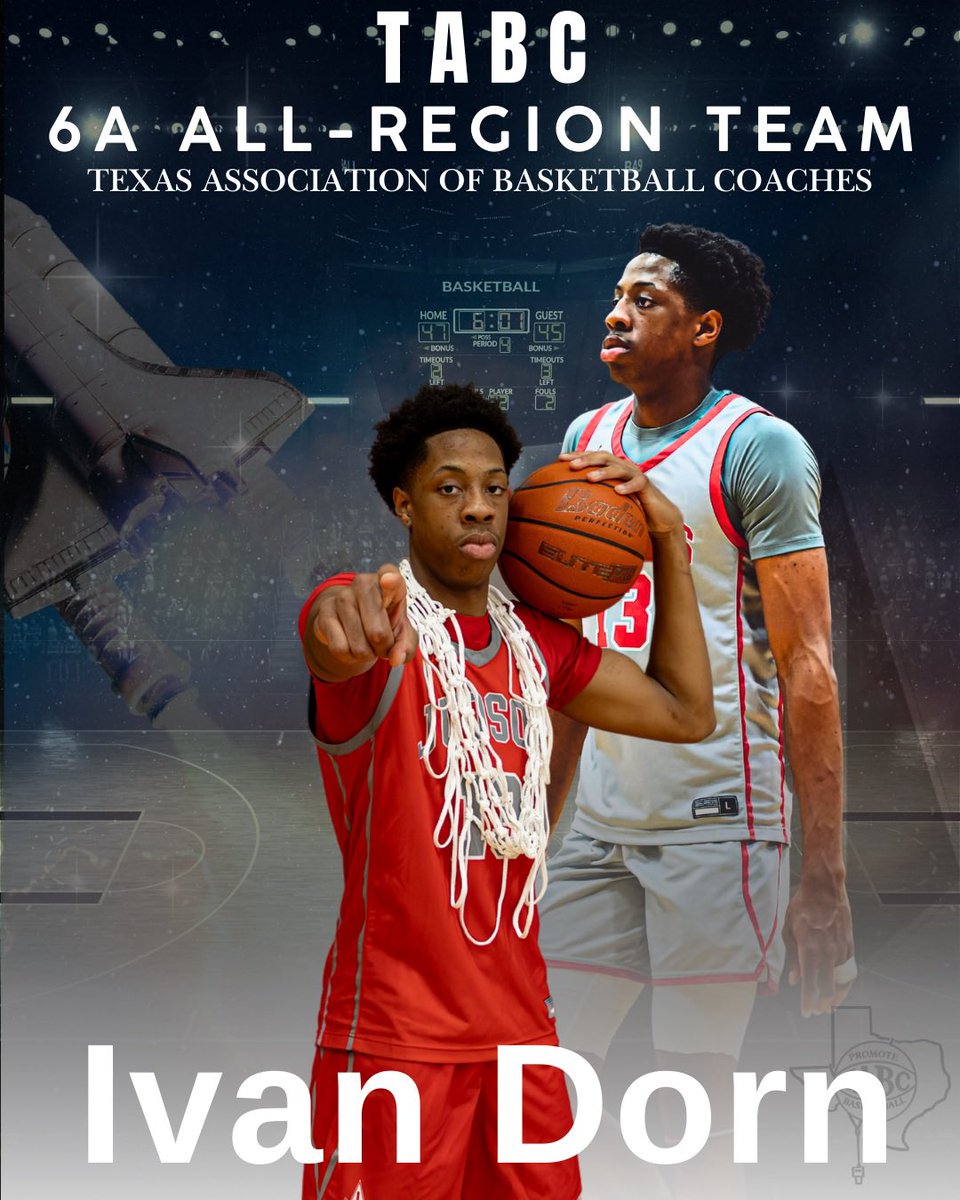 Shoutout to our guy <a href="/The_IvanDornJr/">Ivan Dorn Jr</a> for making the <a href="/Tabchoops/">𝙏𝘼𝘽𝘾🏀📋</a> 6-A All Region Team!  This is only awarded to the top 20 players in Region 4. I can’t say enough how far he has come and the progression he has made in his game.🚀