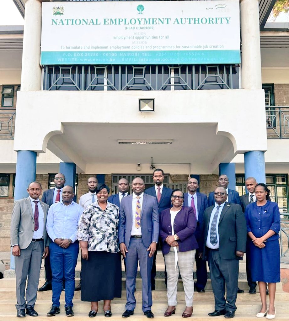nea_kenya's tweet image. NEA Board of Directors  held a meeting with Management staff  and deliberated  on an array of issues including upcoming job fairs and an evaluation of the recently concluded National Recruitment Drive in line with NEA’s mandate of enhancing labour mobility.