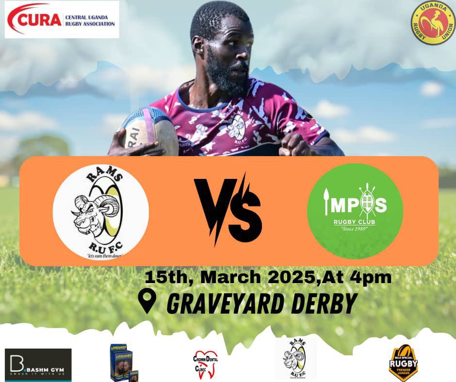 RoyCynthia78014's tweet image. The hugest DERBY in Uganda rugby is happening….wali ku graveyard👊

Come on you @rufc_rams 🔥🔥🔥
#UgandaRugby
#HalaRams