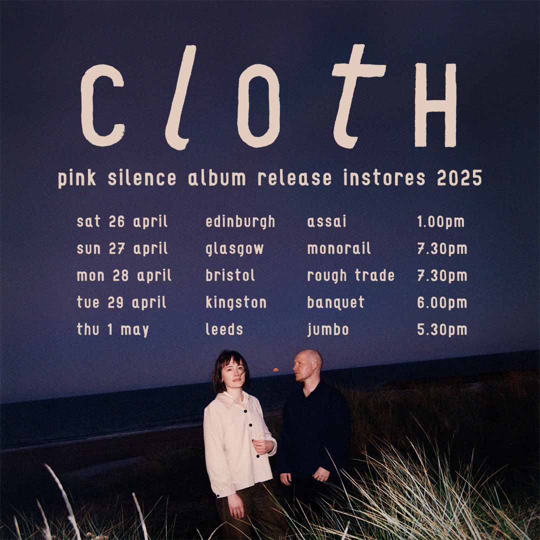 Our new single Stuck is out everywhere now!! Taken from our upcoming album, Pink Silence, out April 25th

We’ve also just announced a run of stripped back instores at some of our fave record shops. Link to tix in bio x
