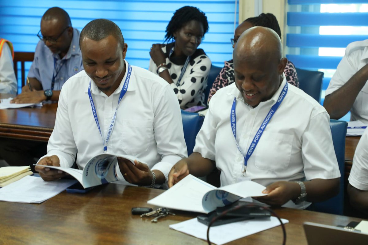 TradeMark Africa (@trademarkafrica) on Twitter photo Today marked a significant milestone for Kenyan ports with the official handover of the Green Port Policy to the <a href="/Kenya_Ports/">Kenya Ports Authority</a>. Developed with the support of <a href="/denmarkinkenya/">Denmark in Kenya</a> through <a href="/TradeMarkAfrica/">TradeMark Africa</a>, this policy sets a new standard for sustainable port operations, ensuring Today marked a significant milestone for Kenyan ports with the official handover of the Green Port Policy to the <a href="/Kenya_Ports/">Kenya Ports Authority</a>. Developed with the support of <a href="/denmarkinkenya/">Denmark in Kenya</a> through <a href="/TradeMarkAfrica/">TradeMark Africa</a>, this policy sets a new standard for sustainable port operations, ensuring