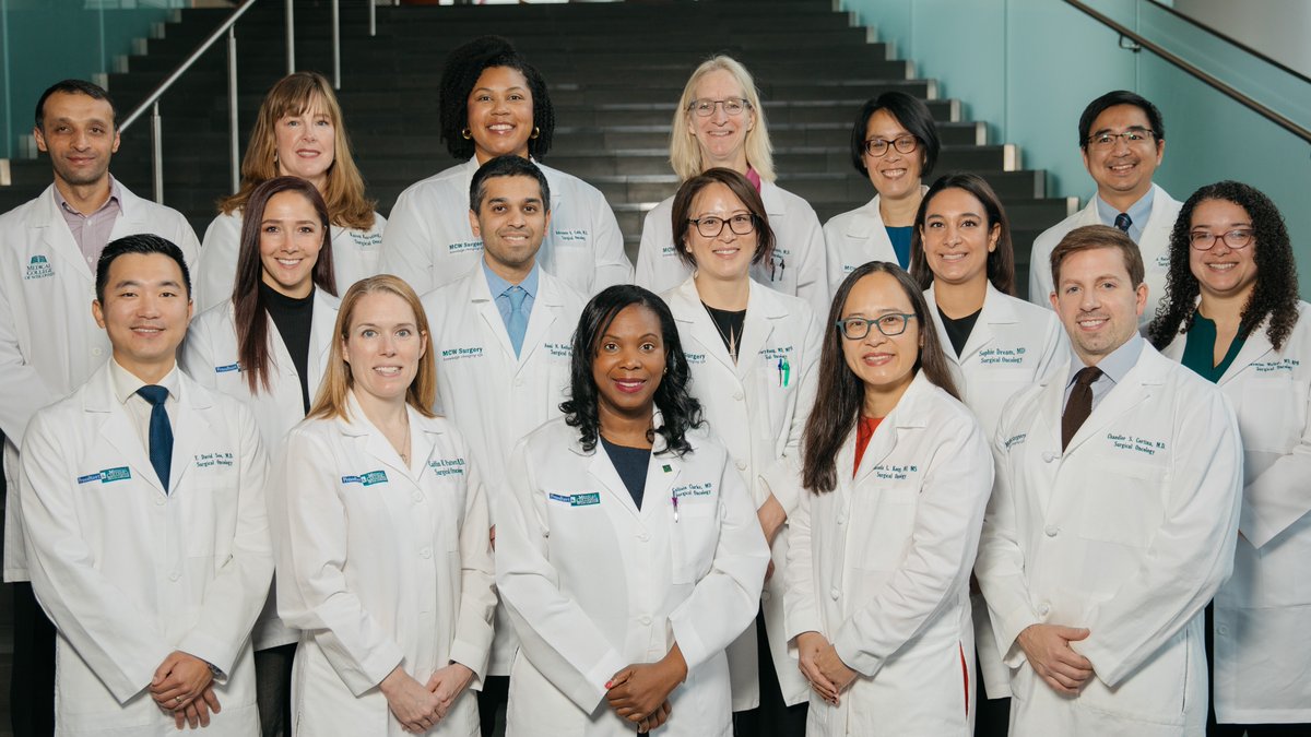 Chandler S Cortina, MD (@chandlercortina) on Twitter photo The team here <a href="/MCWSurgery/">MCW Surgery</a> and <a href="/mcwsurgonc/">MCW SurgicalOncology</a> is looking for an Endocrine Surgery (open rank) to join our stellar team!!!
Consider applying at: careers.peopleclick.com/careerscp/clie…
<a href="/MCWCancerCenter/">MCW Cancer Center</a> <a href="/MedicalCollege/">Medical College of Wisconsin</a> The team here <a href="/MCWSurgery/">MCW Surgery</a> and <a href="/mcwsurgonc/">MCW SurgicalOncology</a> is looking for an Endocrine Surgery (open rank) to join our stellar team!!!
Consider applying at: careers.peopleclick.com/careerscp/clie…
<a href="/MCWCancerCenter/">MCW Cancer Center</a> <a href="/MedicalCollege/">Medical College of Wisconsin</a>