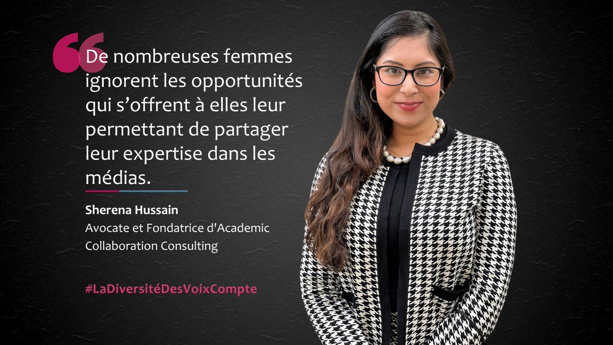 FemmesExpertes (@femmesexpertes) on Twitter photo Un.e journaliste vous contacte pour une entrevue — vous dites oui? 🎤
<a href="/RenaHussain1/">Sherena Hussain</a> l’a fait, et ça lui a ouvert des portes. Dans ce Q&A, elle explique pourquoi la visibilité médiatique est essentielle pour les femmes en affaires.
À lire ici : linkedin.com/pulse/qa-avec-… Un.e journaliste vous contacte pour une entrevue — vous dites oui? 🎤
<a href="/RenaHussain1/">Sherena Hussain</a> l’a fait, et ça lui a ouvert des portes. Dans ce Q&A, elle explique pourquoi la visibilité médiatique est essentielle pour les femmes en affaires.
À lire ici : linkedin.com/pulse/qa-avec-…