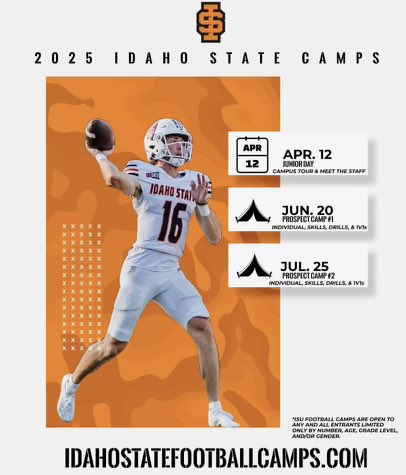tysongapp's tweet photo. Excited to come out and showcase my skills! 
@BengalGridiron 
@CoachAnguay_ISU
@gnduff
@CoachMontez87
@TeamFullGorilla 
@Chap_Wolverines 
@PrepredzoneCO
@PrepZoneCo
@CoPreps https://t.co/vkxNBlQ7hO
