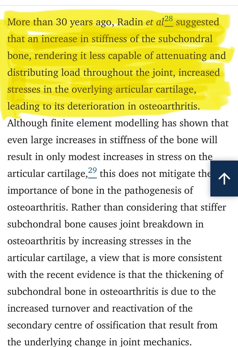 Why does deepening trochleoplasty lead to arthritis?—Subchondral bone stiffening (Radin)