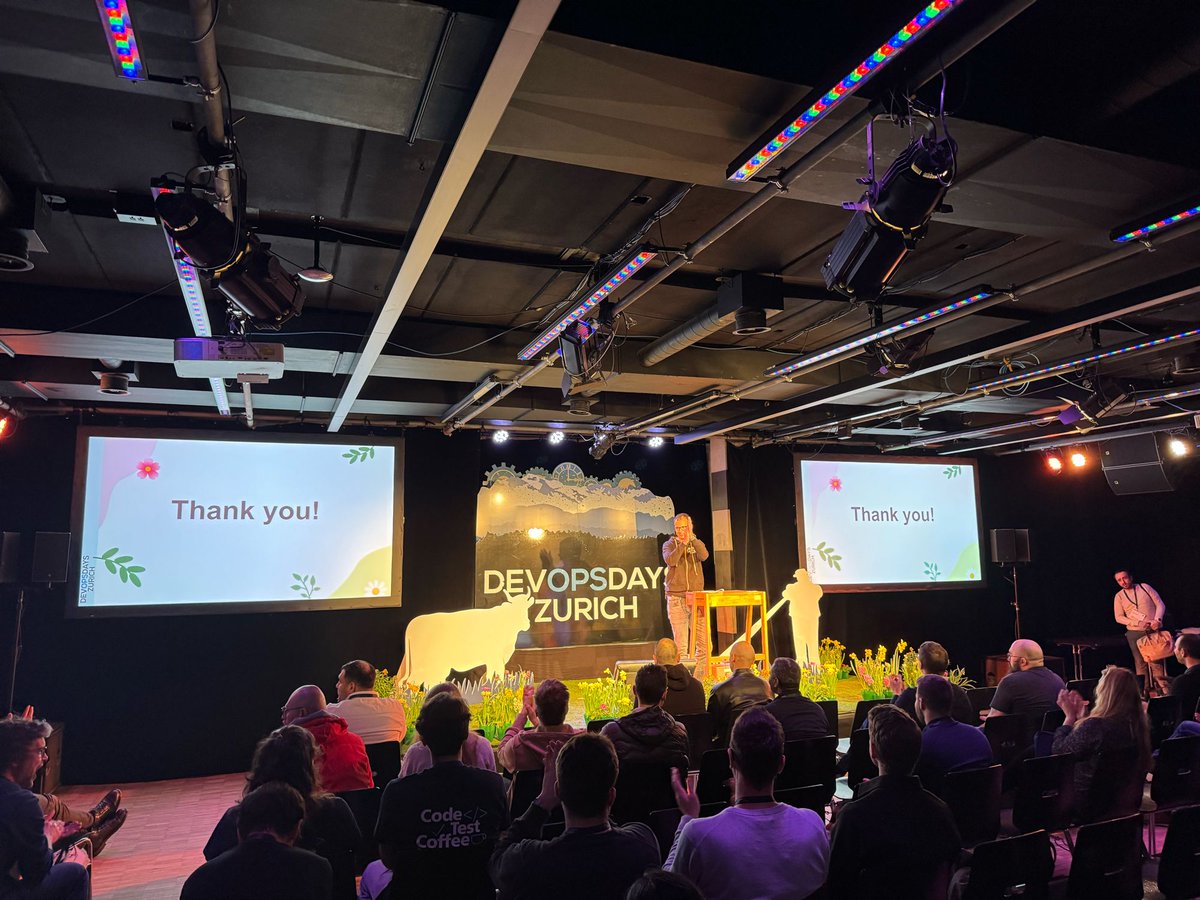 That was DevOpsDays 2025. Thank you for joining and see you next year! ❤️ #DevOpsDaysZH #dodzh #devopsdays