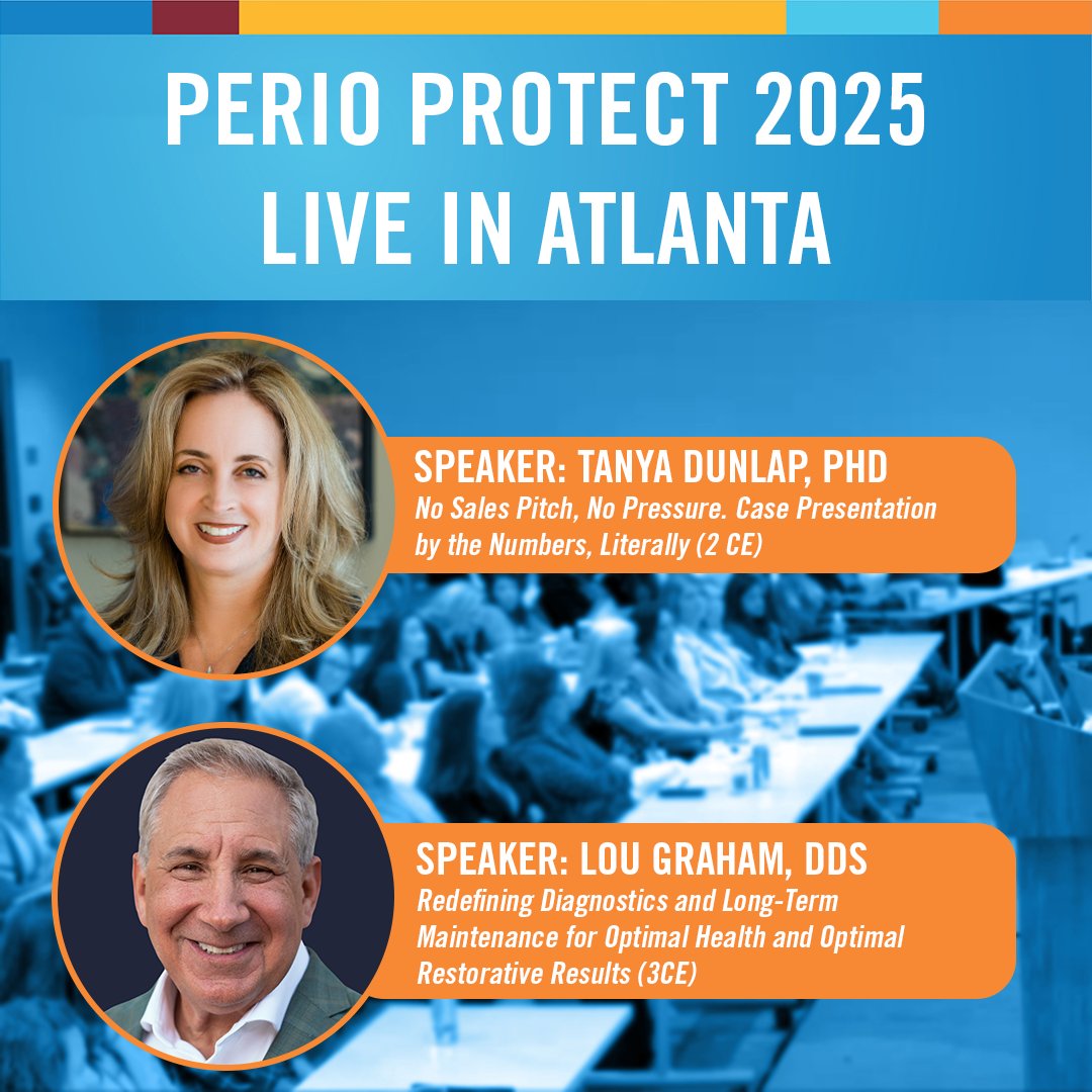 🚨 Spots Are Filling Fast for Perio Protect 2025 in Atlanta! 🚨

📅 Date: April 11, 2025
📍 Location: Atlanta, GA
⏰ Time: 8:30 AM – 3:00 PM EST

Time is running out—register now before it's too late!
Learn more &amp; save your spot: providers.perioprotect.com/2025-events/