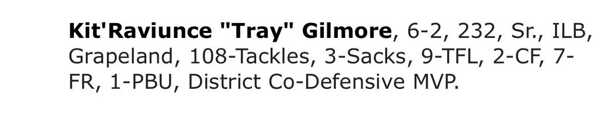 Blessed to be named honorable mention All-State🙏🏼