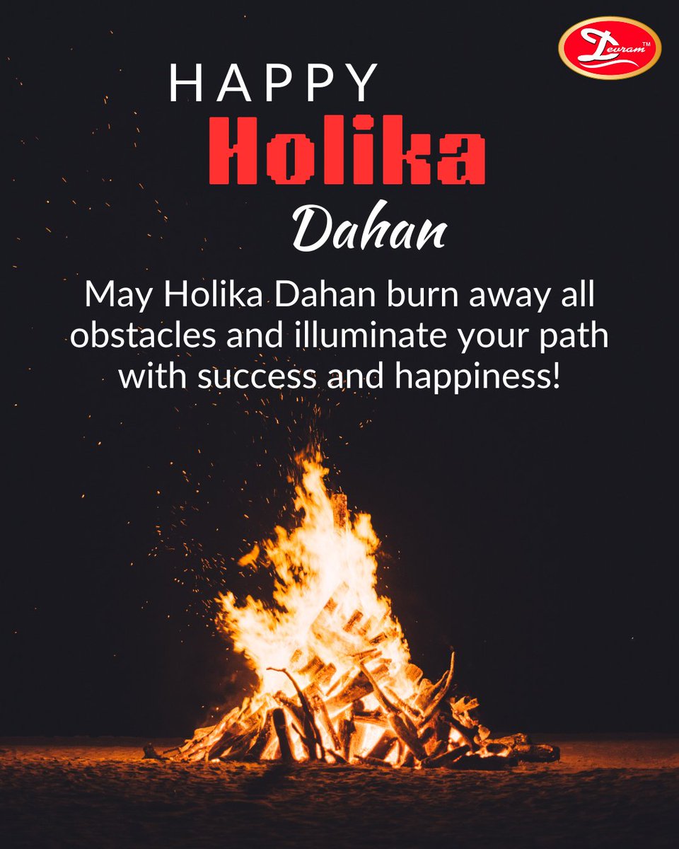 devramproduct's tweet photo. May the flames of Holika Dahan burn away all your worries and bring joy, happiness, and peace to your life. Happy Holika Dahan 🔥

#HolikaDahan
#होलिका_दहन 
#HolikaDahan2025 https://t.co/lZEvSZ6qZP