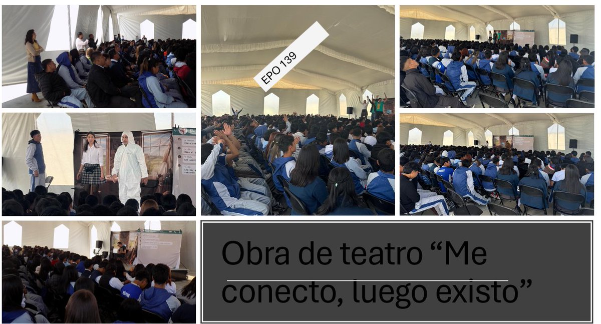 num_139's tweet photo. Obra de teatro “Me conecto, luego existo” 11de marzo 2025 en la EPO139 https://t.co/x7pDLnQYjL