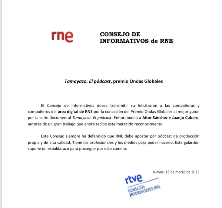 ¡Enhorabuena compañeros!