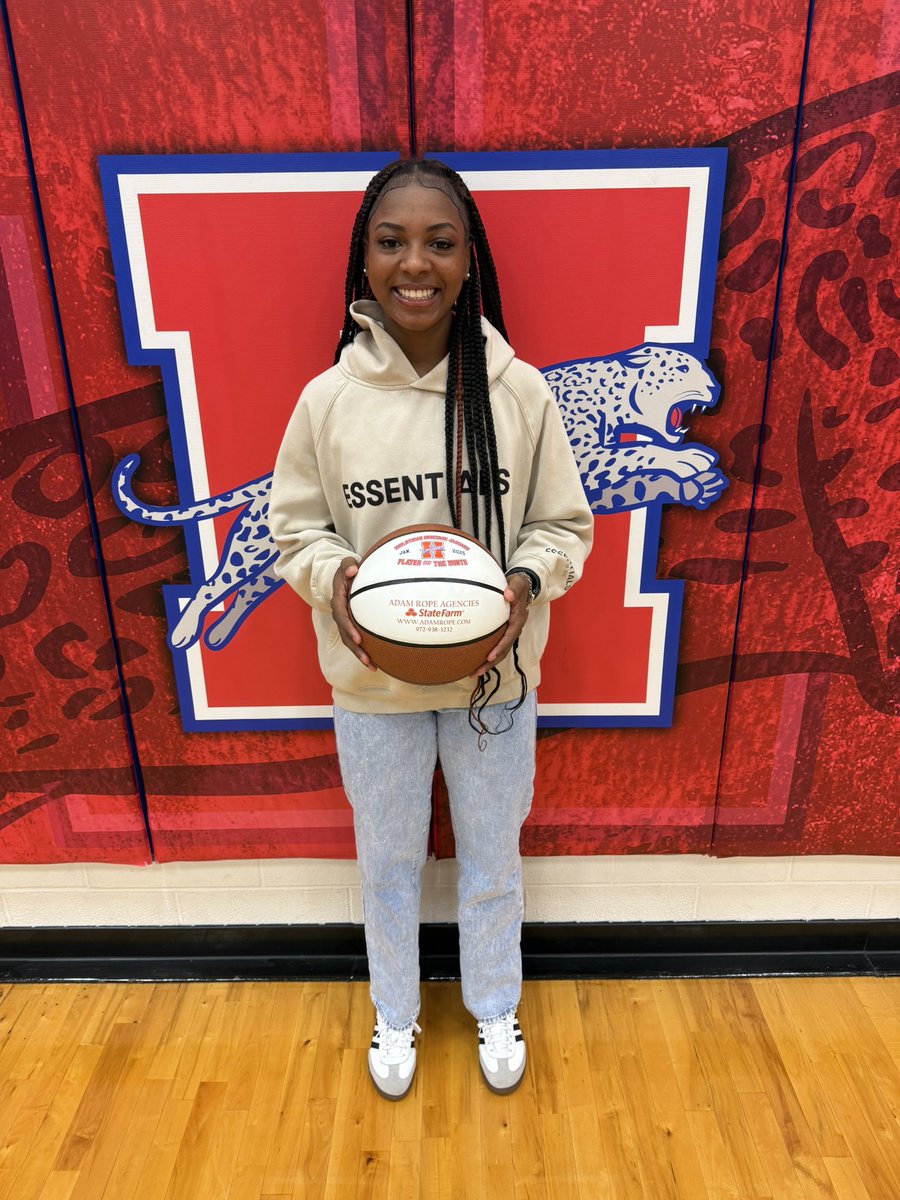 Our State Farm Player of the month for February is <a href="/DanayaHicks07/">Danaya</a>! Thank you <a href="/RyanTimm14/">Ryan Timm</a> for recognizing our girls!
