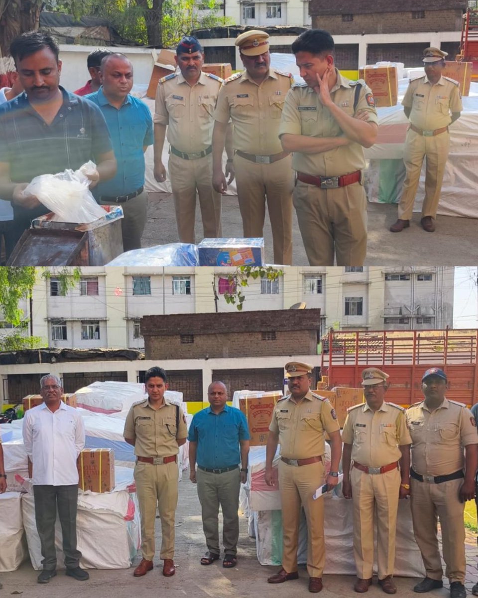 dhananjay_mh's tweet photo. "Appreciation for Kardha Police Station, Bhandara, for their swift action in seizing ₹40 lakh worth of banned tobacco. A commendable effort in safeguarding public health and enforcing the law ! 
Hr. SP Nurul Hasan &amp; PI Ganesh Pisal Sir #Respect @DGPMaharashtra @CMOMaharashtra https://t.co/coORcUxfs6