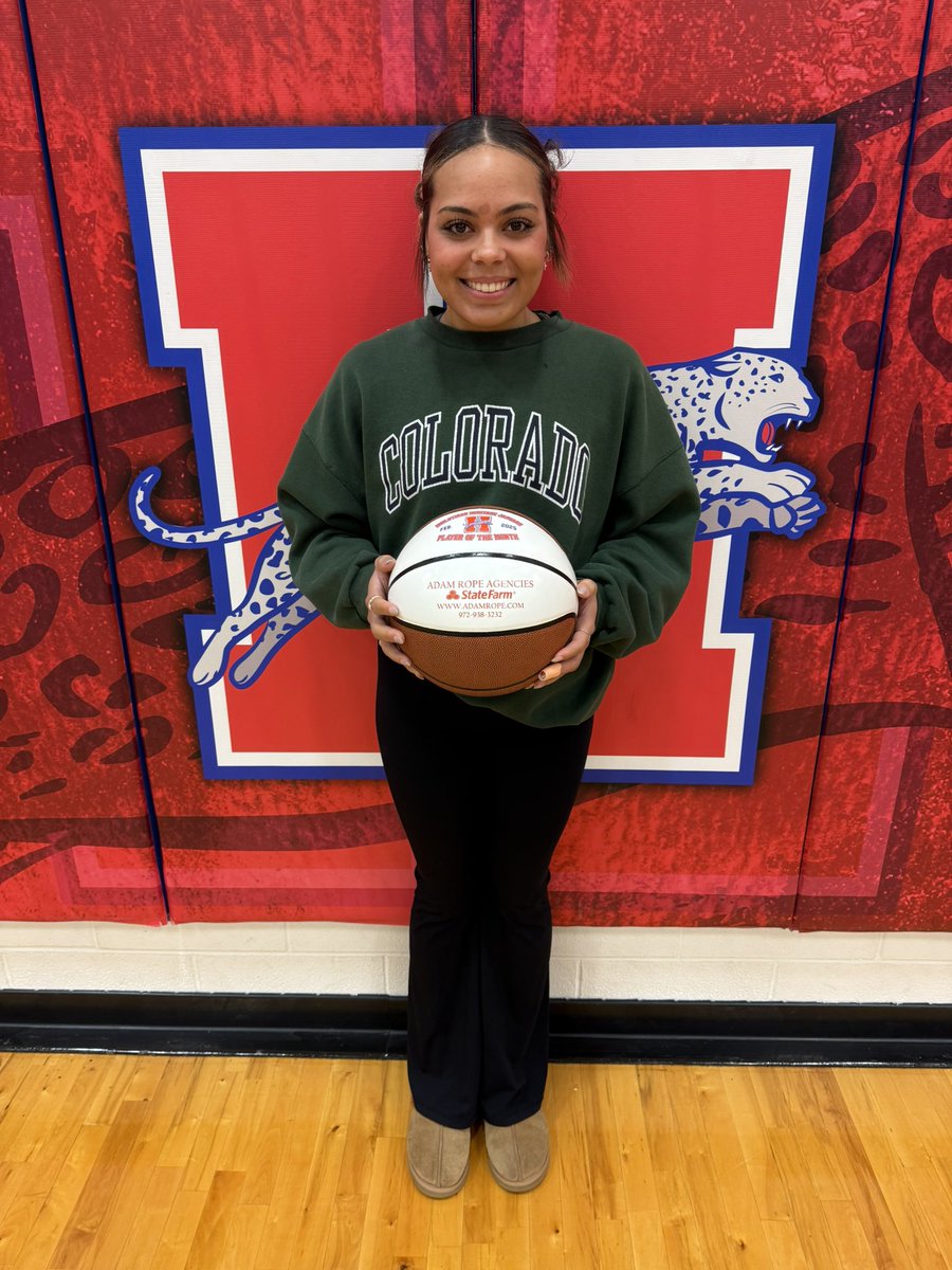 Our State Farm player of the month for January is <a href="/batty_ava/">Ava Batty</a>. Thank you <a href="/RyanTimm14/">Ryan Timm</a> for recognizing our girls!