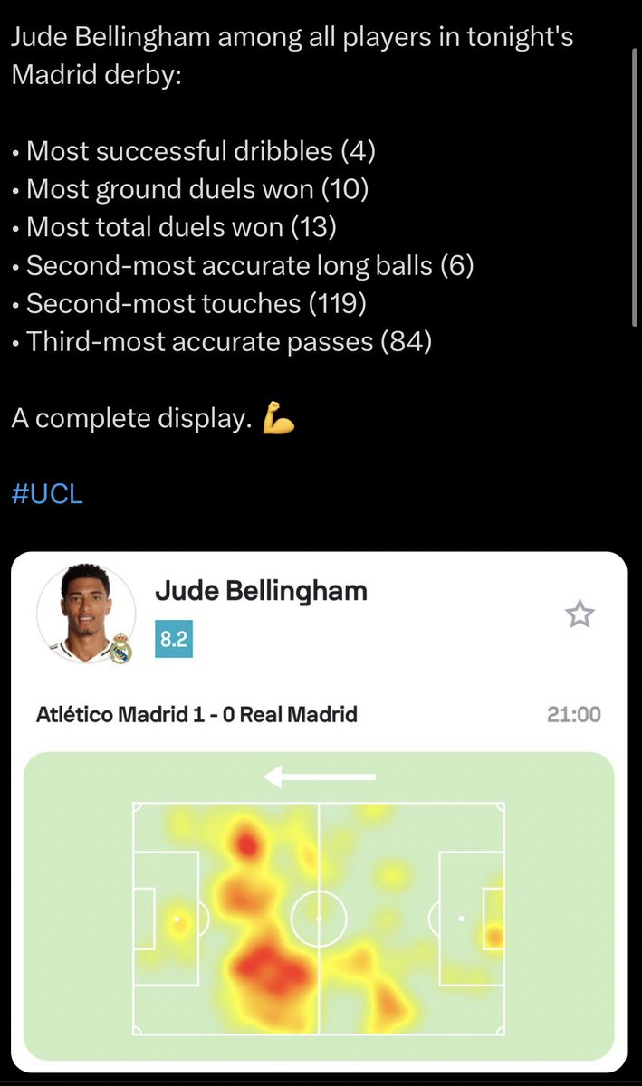 تركو عفن فيني ومبابي والفريق كله باستثناء اسينسيو وكورتوا وراحو للي قاعد يحاول ويحترق عشان الفريق قدم شوط اول سيئ لكن ما استمر على سوءه ظهر بالشوط الثاني والاشواط الاضافيه وكان هو نجم المباراه عشاق الارقام مستحيل يقتنعون يبون هدف او اسيست عشان يعتبر هو مساهم عندهم هذولا دخلاء على