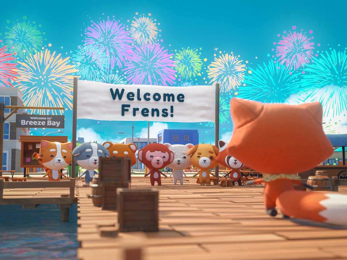 📖 A Plooshy Story: From Invitation to Belonging📖

Chapter 3 – The Arrival 

As the boat glides into the dock, lively music and laughter echo across the water. The moment Mira and her friends step onto the wooden planks, colorful fireworks burst overhead, showering the sky in