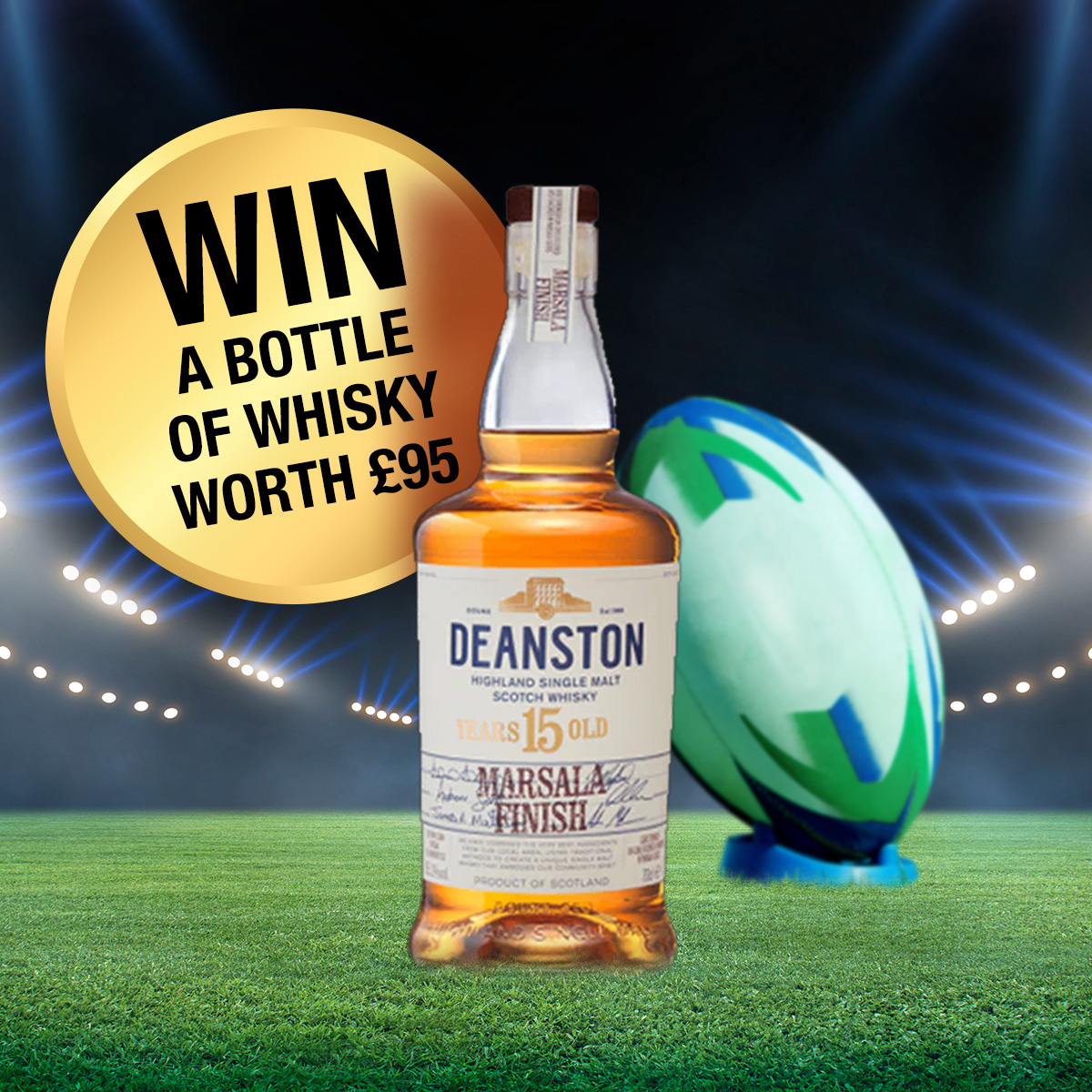 WIN a bottle of Deanston 15 Year Old - Marsala Finish in our latest competition🏉 

To win this bottle: 
1-Repost with your three winners from three games: Italy vs Ireland, England vs Wales, Scotland vs France 
2-Like this post
 
Full T&amp;C's on our website. Over 18s only
