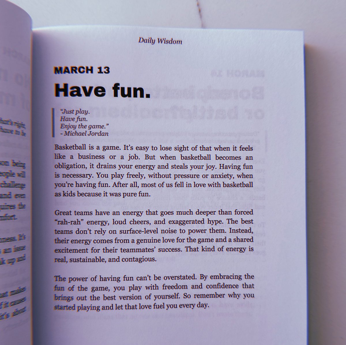 Have fun. #DailyWisdom