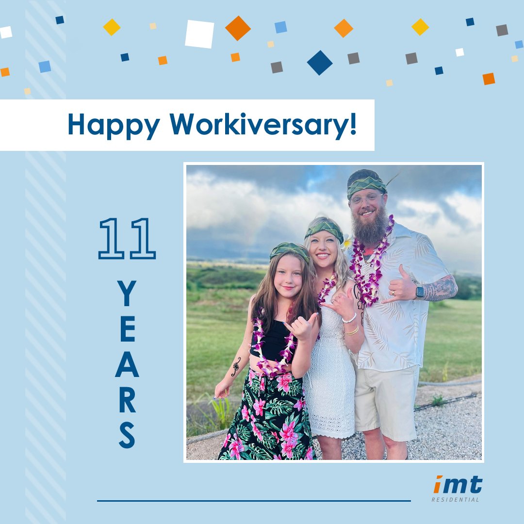 🎉 Celebrating 11 unforgettable years with Thomas at IMT! 🥳 From incredible growth within the team to cherished moments with his wife, daughter, and family, Thomas continues to embrace every adventure. Whether it’s the tropical charm of Hawaii or exploring the wonders of...