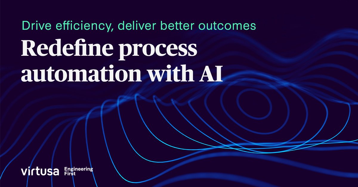 VirtusaCorp's tweet image. Virtusa’s #ProcessAI helps businesses shift from reactive to proactive with real-time event processing and adaptive case predictions. Stay ahead with #AI-powered #automation: splr.io/6014quGby #EngineeringFirst