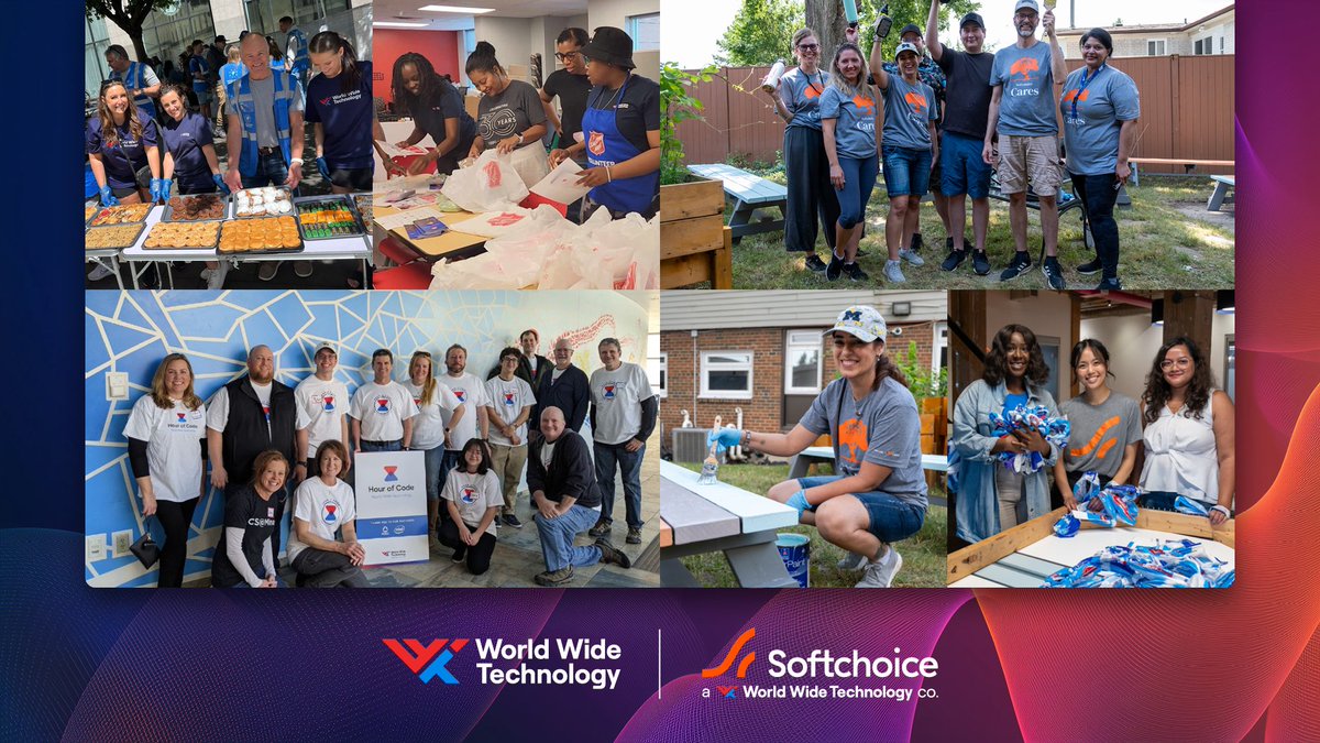 wwt_life's tweet photo. We're coming together to create best-in-class solutions for our customers, a positive global impact and an award-winning workplace culture for all employees.

We're excited to welcome @Softchoice employees, partners and clients to the @wwt_inc family. Let's make a new world happen together. #WWTLife