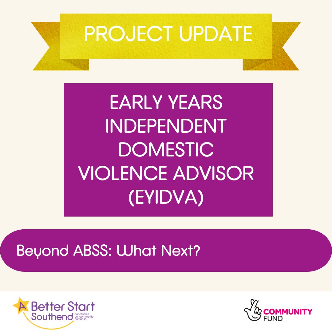 A Better Start Southend (@abssouthend) on Twitter photo From 1/4/25, the IDVA service will be available to support families at risk of domestic abuse from #SafeSteps. Learning from ABSS, EYIDVA will influence services of the future. abetterstartsouthend.co.uk/idva-projects/ @EssexSafe <a href="/CityFamilyCIC/">City Family</a>
#ABSS #BeyondABSS From 1/4/25, the IDVA service will be available to support families at risk of domestic abuse from #SafeSteps. Learning from ABSS, EYIDVA will influence services of the future. abetterstartsouthend.co.uk/idva-projects/ @EssexSafe <a href="/CityFamilyCIC/">City Family</a>
#ABSS #BeyondABSS