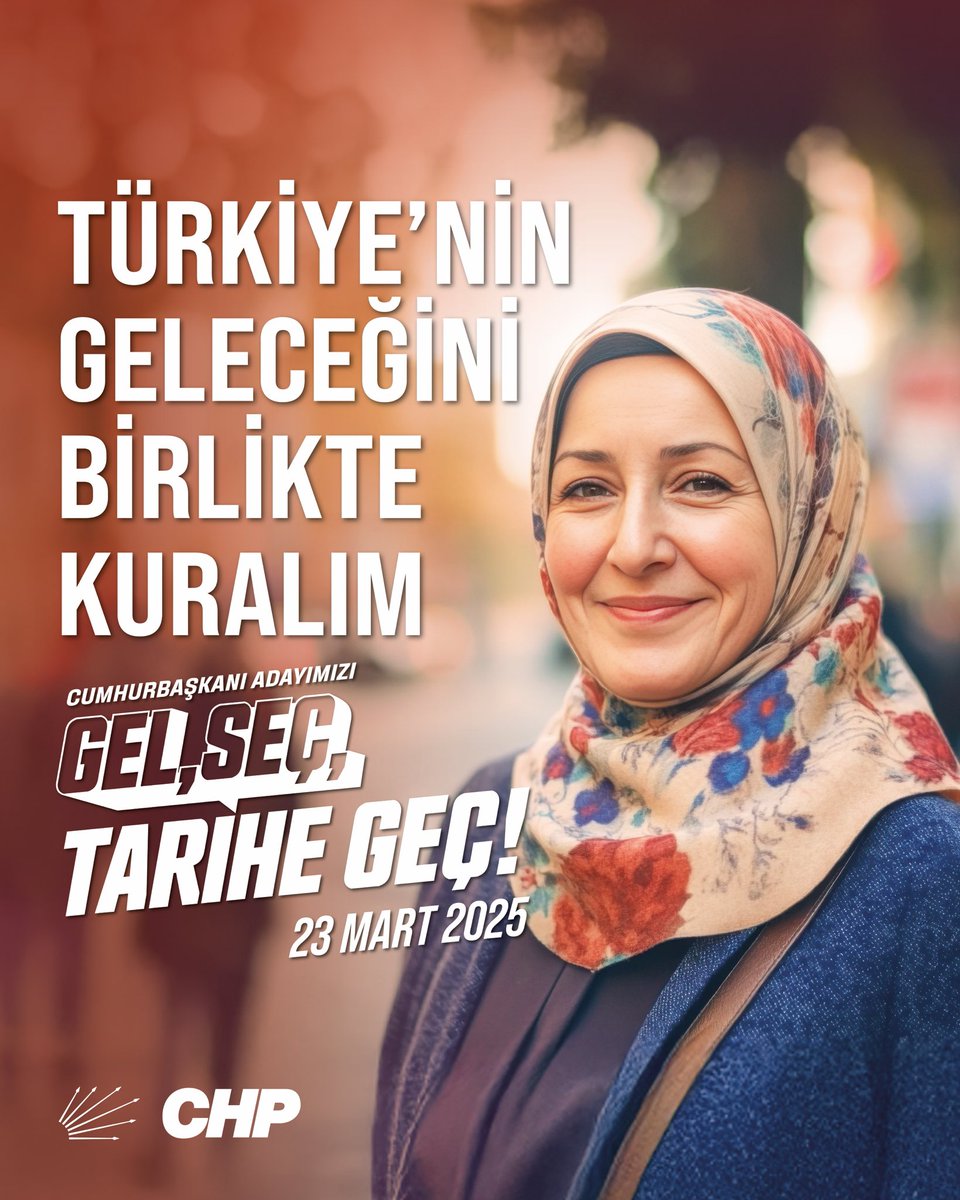 Çaresizlik hisseden, umut arayan, memleket için dertlenen ve çabalayan herkesi baba ocağına çağırıyoruz.

23 Mart 2025 Pazar günü sen de #GelSeçTariheGeç