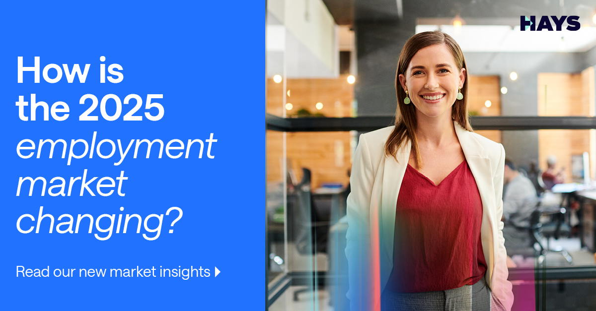 🤔 What’s driving change in the #employmentmarket in 2025? Are #RTO mandates going to become more widespread? Will #salaries grow or stagnate this year? Read out latest report to discover the latest trends, based on the views of over 8,000 professionals: link.hays.com/4it7k35