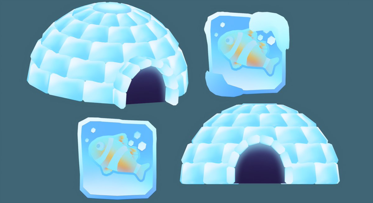 Cold models I made for Capybara Evolution! 🥶🧊

#RobloxDev #Blender