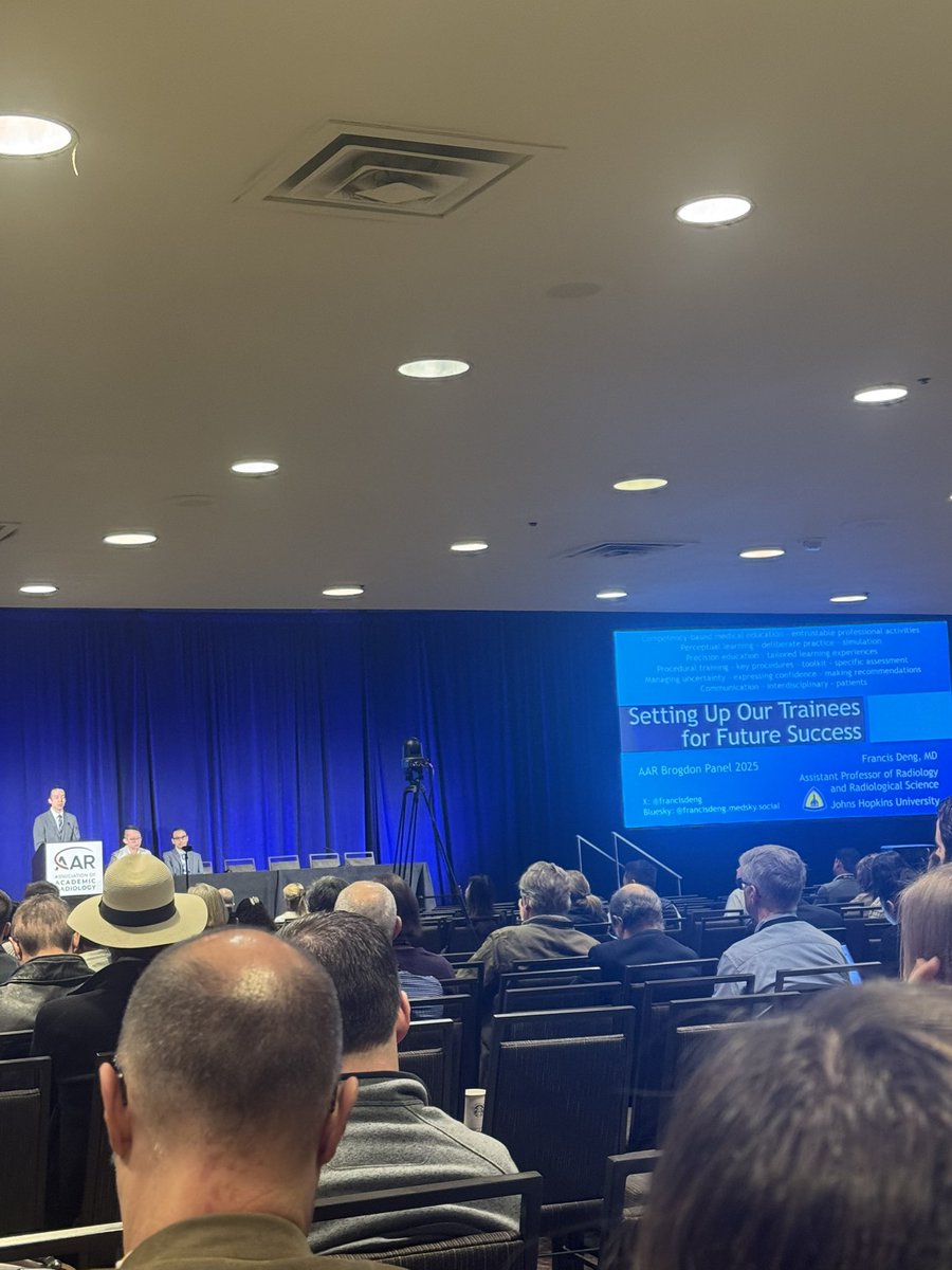 Anicia Mirchandani, MD (@aniciamirch) on Twitter photo Amazing talk by Dr. <a href="/francisdeng/">Francis Deng, MD</a> looking at the quality of radiology training vs quantity and how AI can help us improve and standardize the quality of #radiology #training. #AAR25 #education #radresident Amazing talk by Dr. <a href="/francisdeng/">Francis Deng, MD</a> looking at the quality of radiology training vs quantity and how AI can help us improve and standardize the quality of #radiology #training. #AAR25 #education #radresident