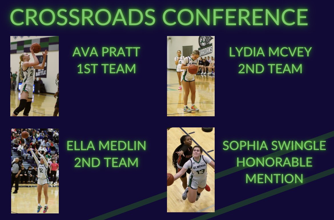 Congrats to our players who received Conference Honors!

<a href="/TheAvaPratt/">Ava Pratt</a> -First Team
<a href="/EllaMedlin/">Ella Medlin</a> - Second Team
<a href="/lydmcvey/">Lydia McVey</a> - Second Team
Sophia Swingle - Honorable Mention

Also Congratulations to <a href="/Coach_Cassity/">Steve Cassity</a> on winning Conference Coach of the year!
<a href="/SMACatholic/">SMA Catholic</a> <a href="/SMAActivities/">SMA Activities</a>