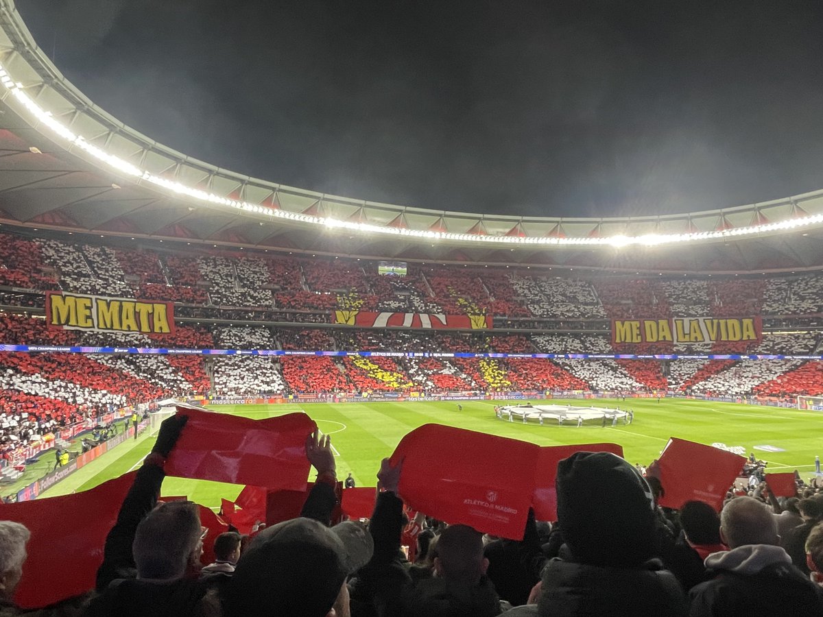 Atletico Universe (@atletiuniverse) on Twitter photo Side note: A huge thank you to our followers and <a href="/GOBVirtual/">GOB - Guardians Of The Ball</a> for making last night possible, despite the result.
Attending many Atleti games over the years has been special, but experiencing a derby live has always been a dream—one that became a reality yesterday. More than just Side note: A huge thank you to our followers and <a href="/GOBVirtual/">GOB - Guardians Of The Ball</a> for making last night possible, despite the result.
Attending many Atleti games over the years has been special, but experiencing a derby live has always been a dream—one that became a reality yesterday. More than just