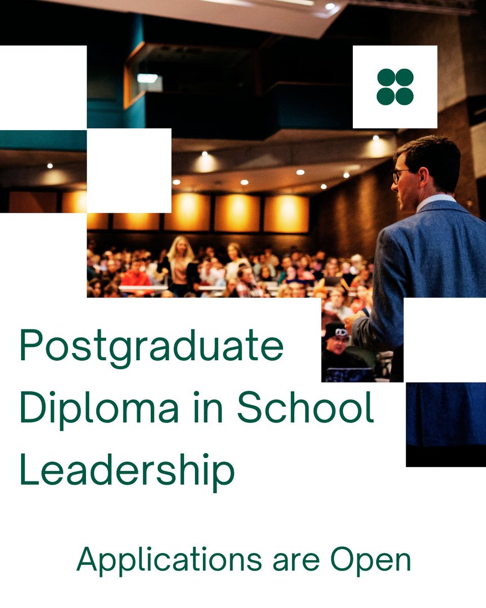 Thinking of stepping into school leadership? The Postgraduate Diploma in School Leadership (PDSL) / Dioplóma Gairmiúil i gCeannaireacht Scoile (DGCS) applications are now open!         
 
For more information or to apply visit:ul.ie/gps/education-…
 
#StudyAtUL #PDSL