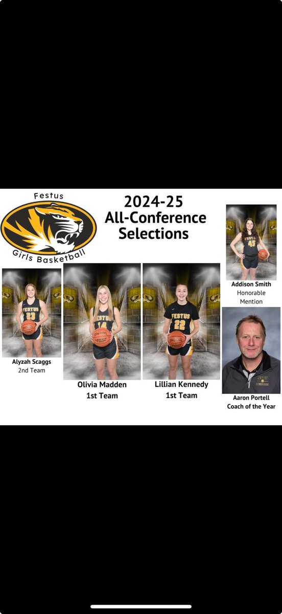 Honored to be selected for 1st team all conference! Could not have done it without amazing teammates and coaches!