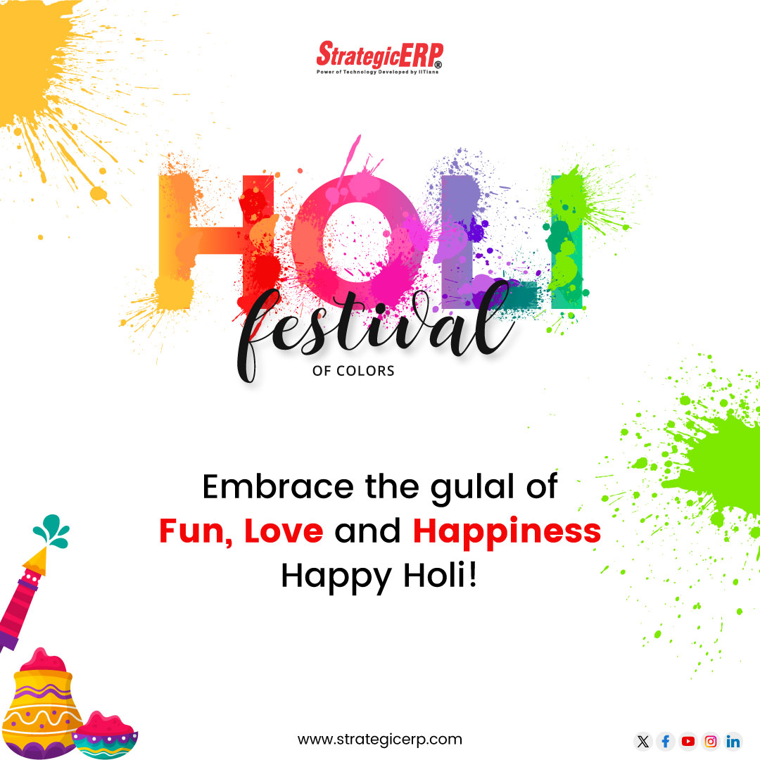 Ditch the stress, grab some colors, and let’s paint our loved ones with happiness! As the festival symbolizes unity, joy and triumph of good over evil, its time to spread happiness, strengthen bonds and embrace new beginnings!🌈✨

Wishing everyone a joyus and safe Holi!